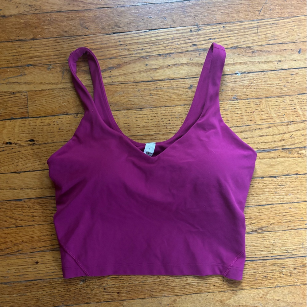 Lululemon Athletica Purple Align crop tank